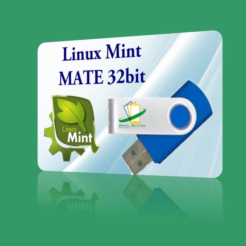 Linux Mint 19 OS LIVE MATE Desktop 32 BIT 32bit Tara Replace Windows Vista USB
