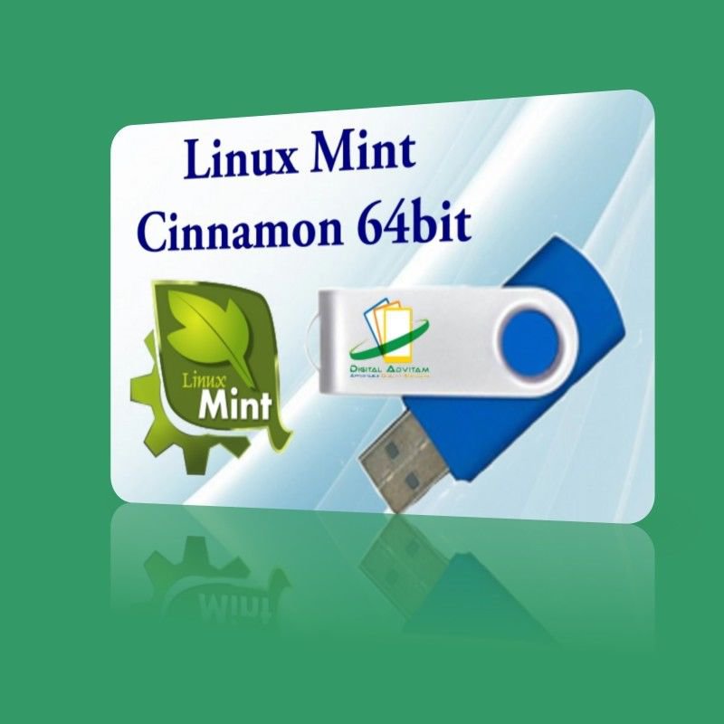 Linux Mint 19 OS LIVE Cinnamon Desktop 64 BIT 64bit Tara Replace Windows 8 7 USB