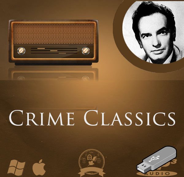 Crime Classics Old Time Radio Show OTR classic crime stories 51 Episodes MP3 USB
