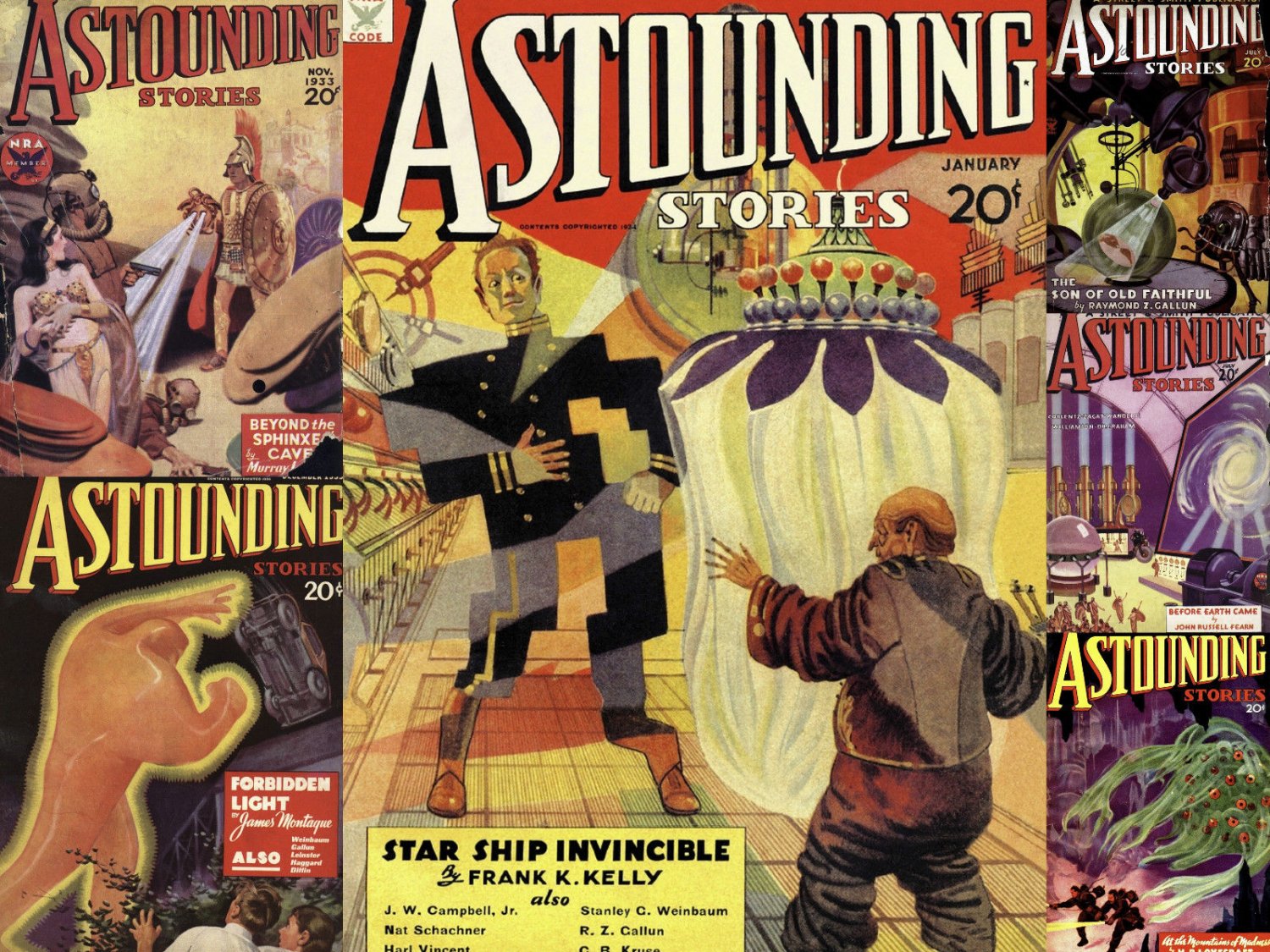 Astounding Stories Pulp Magazine Science Fiction 29 issues DVD Disc 2 1933-1936