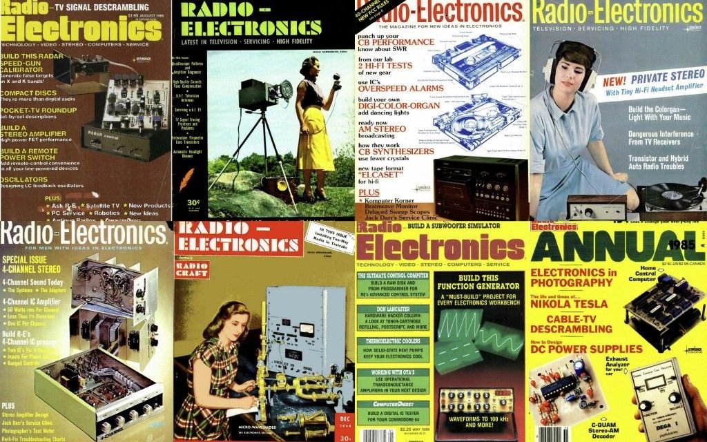 Radio Electronics Magazines Complete Collection 537 PDF Magazine DVD 1948-1992