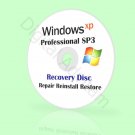 Microsoft Windows XP Professional SP3 reinstall Repair Recover Restore Boot disc
