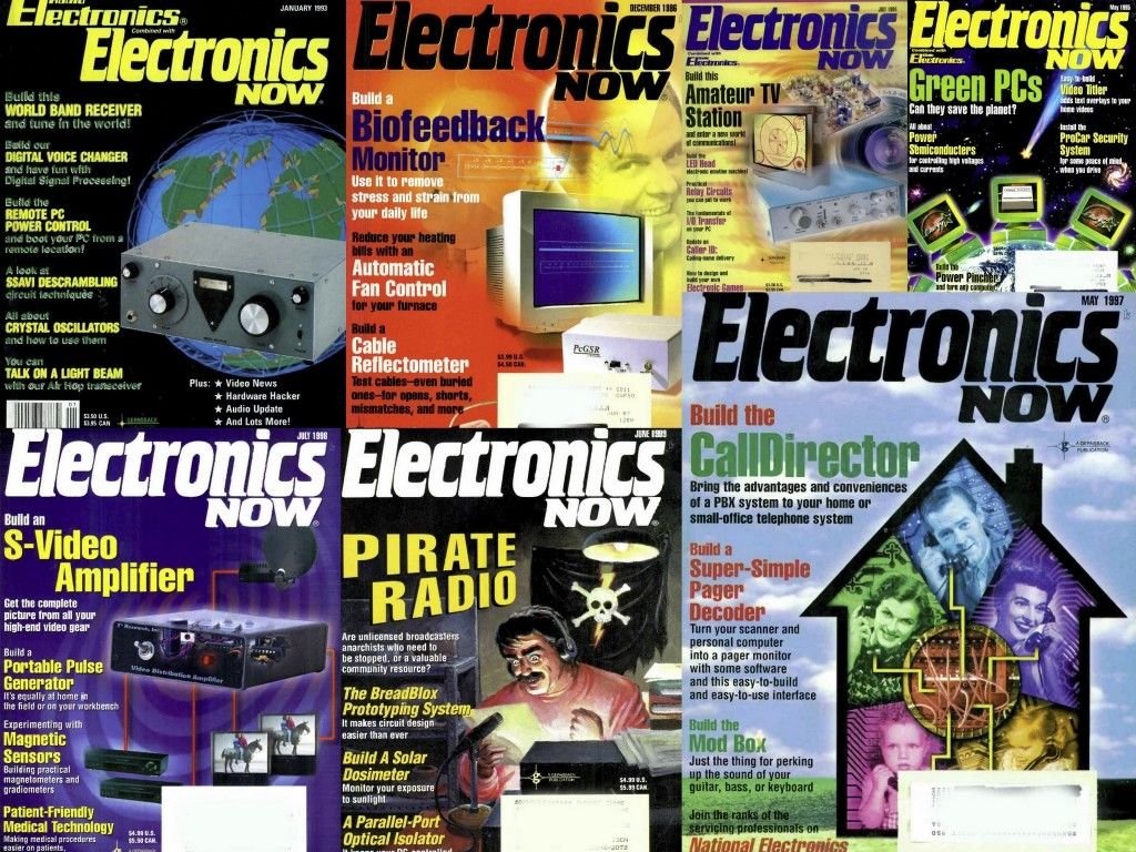 Electronics Now Magazines Complete Collection 90 PDF Vintage DVD disc 1992-1999