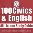 CD 2023 US Citizenship Interview All-In-One Study Guide  (100 Civics Test version)