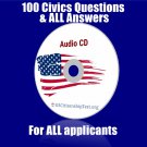 2023 Official 100 Civics Questions and all Answers for US Citizenship Test CD