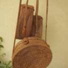 Rattan Sling Bags, Canteen Bags, Women Bags| Basic - Leather Clip