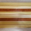 Handmade walnut and poplar Wood Bread Cutting Board