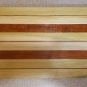Handmade walnut and poplar Wood Bread Cutting Board