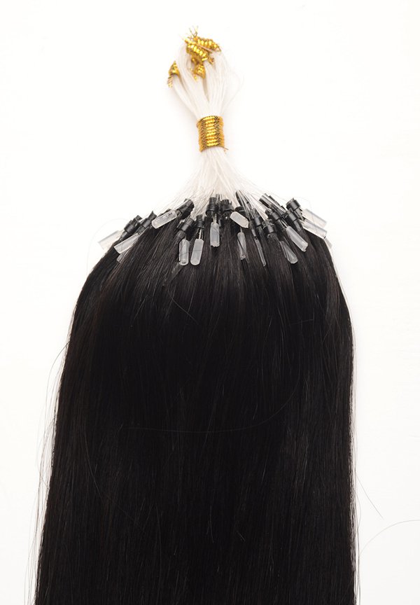 Micro ring bead hair extensions