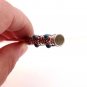 Cigarette Holder for Regular Cigarettes with Turquoise Wholly in Sterling Silver