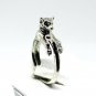Lemur Ring, Sterling Silver Ring, Animal Wrap Ring, Silver Animal Jewelry