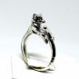 Lemur Ring, Sterling Silver Ring, Animal Wrap Ring, Silver Animal Jewelry