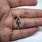 Lemur Ring, Sterling Silver Ring, Animal Wrap Ring, Silver Animal Jewelry