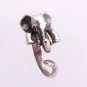 Silver Adjustable Elephant Ring