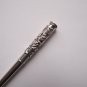 Sterling Silver Cigarette Case, Unique Slim Cigarette Holder in Rose Ornaments