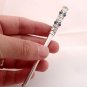 Silver Cigarette Case, Slim Sterling Silver Turquoise Gemstone Cigarette Holder