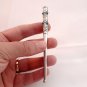 Silver Cigarette Case, Slim Sterling Silver Turquoise Gemstone Cigarette Holder