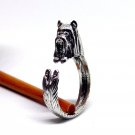 Silky Terrier Ring In Sterling Silver, Silver Ring Toy Terrier, Terrier Jewelry