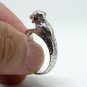 Golden Retriever Ring, Sterling Silver Ring, Labrador Retriever Ring, Adjustable