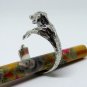 Golden Retriever Ring, Sterling Silver Ring, Labrador Retriever Ring, Adjustable