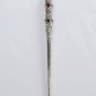 Silver Cigarette Holder for Slim Cigarettes, Floral Cigarette Case with Garnets
