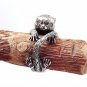 Marmoset Monkey Ring, Silver Ring, Marmoset Jewelry, Little Monkey Ring, Rings