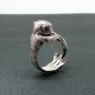 Marmoset Monkey Ring, Silver Ring, Marmoset Jewelry, Little Monkey Ring, Rings