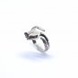 Tulip Ring, Silver Tulip Ring, Sterling Silver Ring, Flower Ring Adjustable Ring