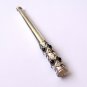 Silver Cigarette Holder for Regular Size Cigarettes with Garnets, Cigarette Case
