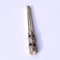Silver Cigarette Holder for Regular Size Cigarettes with Garnets, Cigarette Case