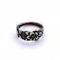 Vintage Sterling Sliver Spoon Ring, Flower Ring, Bague Fleur, Anello Fiore