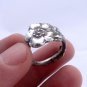 Silver Spoon Ring Wild Rose Reed & Barton Harlequin Floral Ring, Spoon Jewelry