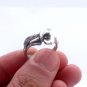 Silver Spoon Ring Calla Lily, Reed & Barton Harlequin Floral Spoon Ring Silver