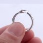 Silver Spoon Ring Calla Lily, Reed & Barton Harlequin Floral Spoon Ring Silver