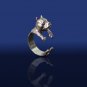 Pitbull ring in sterling silver, silver pit bull ring, silver Pitbull, dog ring