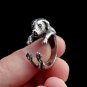 Sterling Silver Ring, Labrador Retriever Ring, Dog Ring, Adjustable Ring
