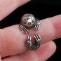 Silver Sloth Ring, Sterling Silver Ring, Animal Ring, Adjustable Ring