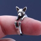Chihuahua Ring, Chihuahua Jewelry, 925 Sterling Silver Ring, Cute Animal Ring