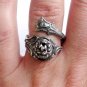 Lion Head Ring Sterling Silver Ring Unique Silver Jewelry Antique Victorian