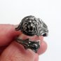 Lion Head Ring Sterling Silver Ring Unique Silver Jewelry Antique Victorian