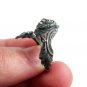 Lion Head Ring Sterling Silver Ring Unique Silver Jewelry Antique Victorian