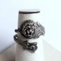 Lion Head Ring Sterling Silver Ring Unique Silver Jewelry Antique Victorian