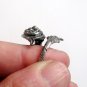 Lion Head Ring Sterling Silver Ring Unique Silver Jewelry Antique Victorian
