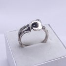Spoon Ring, Reed & Barton Harlequin Floral Sterling Silver Ring Calla Lily