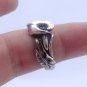 Spoon Ring, Reed & Barton Harlequin Floral Sterling Silver Ring Calla Lily