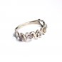 Silver Heart Ring with Zircon, Silver Ring, Heart Silver Ring, Heart Shaped Ring