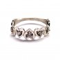 Silver Heart Ring with Zircon, Silver Ring, Heart Silver Ring, Heart Shaped Ring