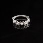Silver Heart Ring with Zircon, Silver Ring, Heart Silver Ring, Heart Shaped Ring