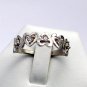 Silver Heart Ring with Zircon, Silver Ring, Heart Silver Ring, Heart Shaped Ring