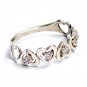 Silver Heart Ring with Zircon, Silver Ring, Heart Silver Ring, Heart Shaped Ring